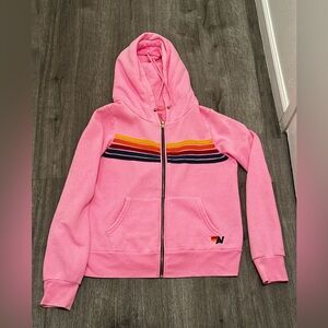Aviator nation pink sweater